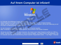 Auf ihrem computer ist infiziert Virus