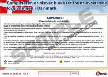 Computeren er Blevet Blokeret Virus