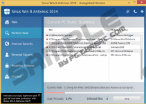 Sirius Win 8 Protection 2014