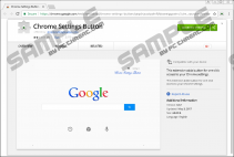 Chrome Settings Button